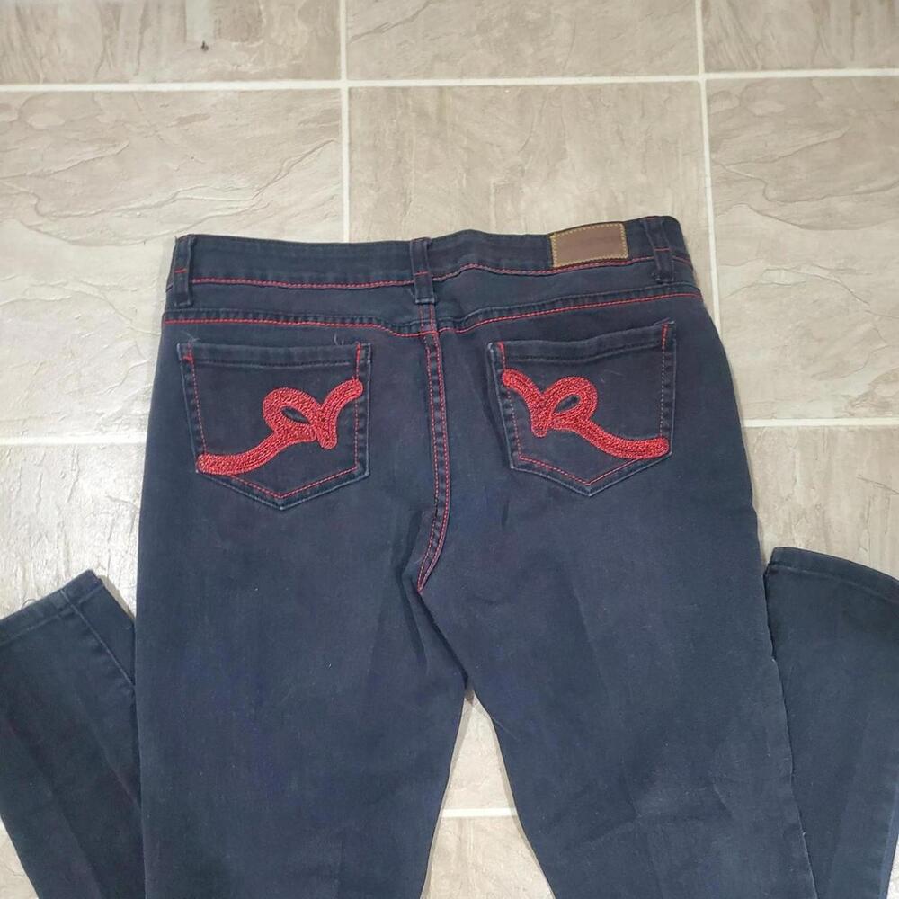Rocawear Women's Black and Red Jeans